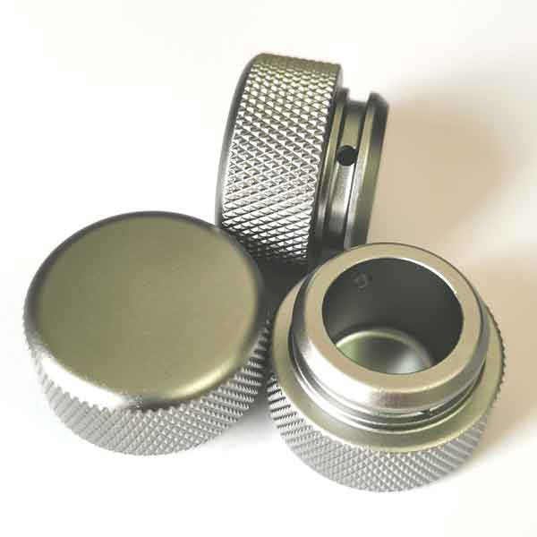 Anodized Knurled Aluminum Knob